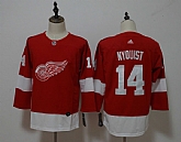 Women Red Wings 14 Gustav Nyquist Red Adidas Jersey,baseball caps,new era cap wholesale,wholesale hats